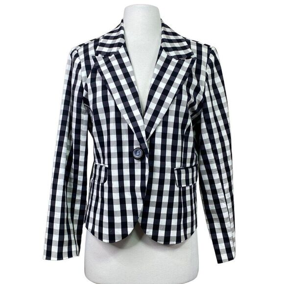 Tweeds Gingham Blazer Medium - Picture 1 of 5